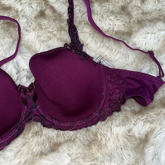 Simone Perele Purple Underwire Soft Cup Bra | Sz 30D - Picture 3 of 9